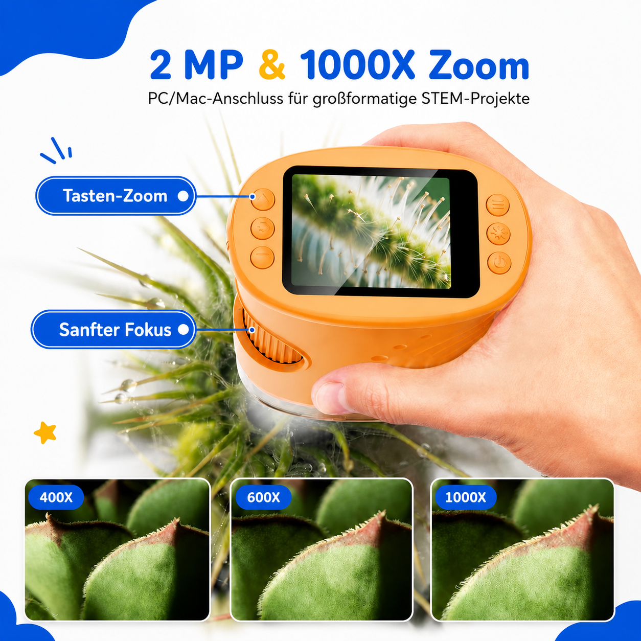 Zoomly™ - Digitalmikroskop für Kinder